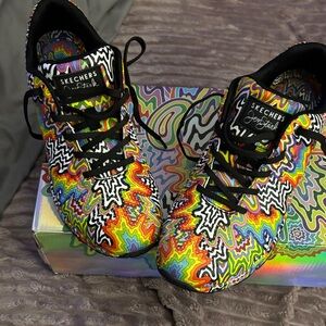 Skechers Multicolor Psychedelic Sneakers